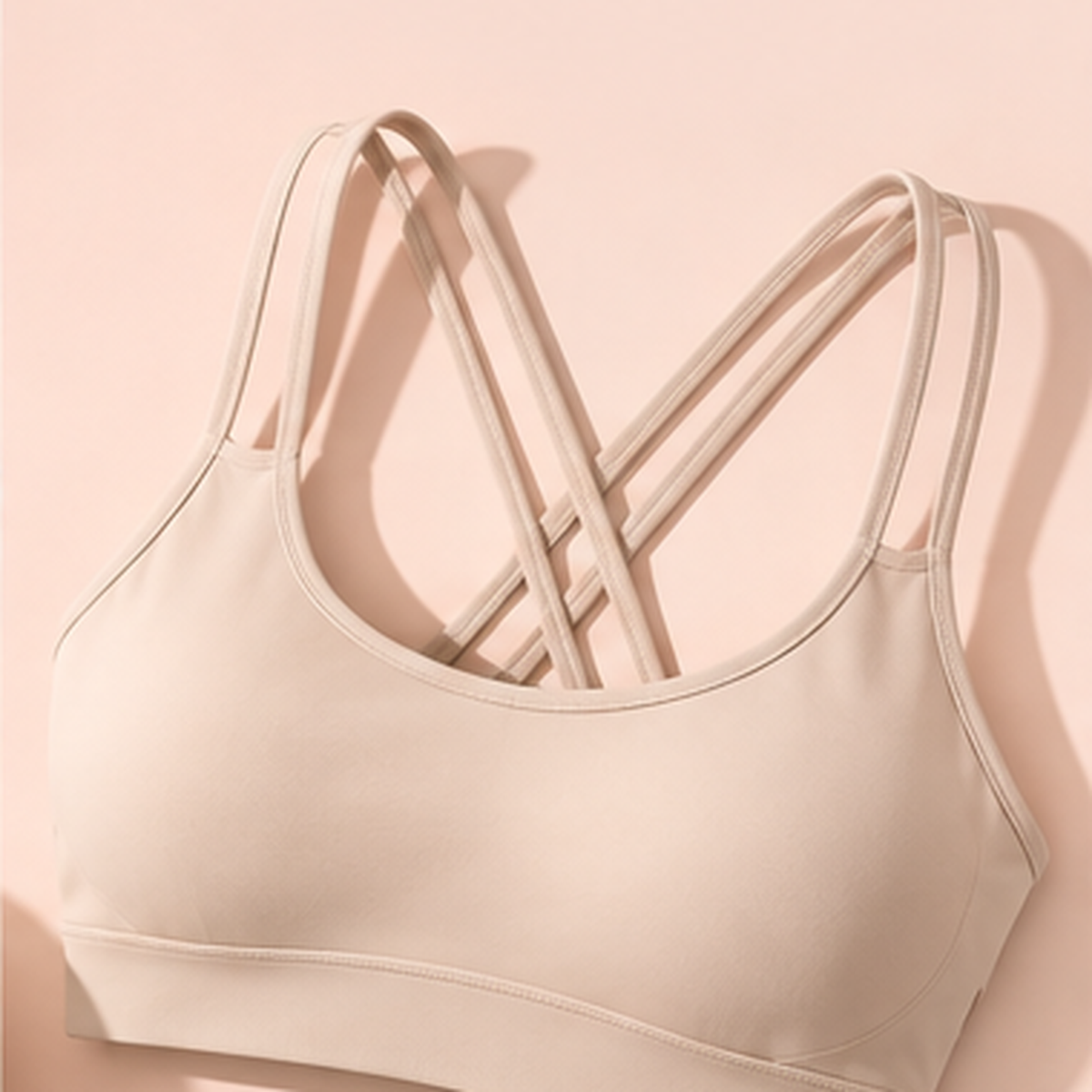Top Deportivo Fit — Crema