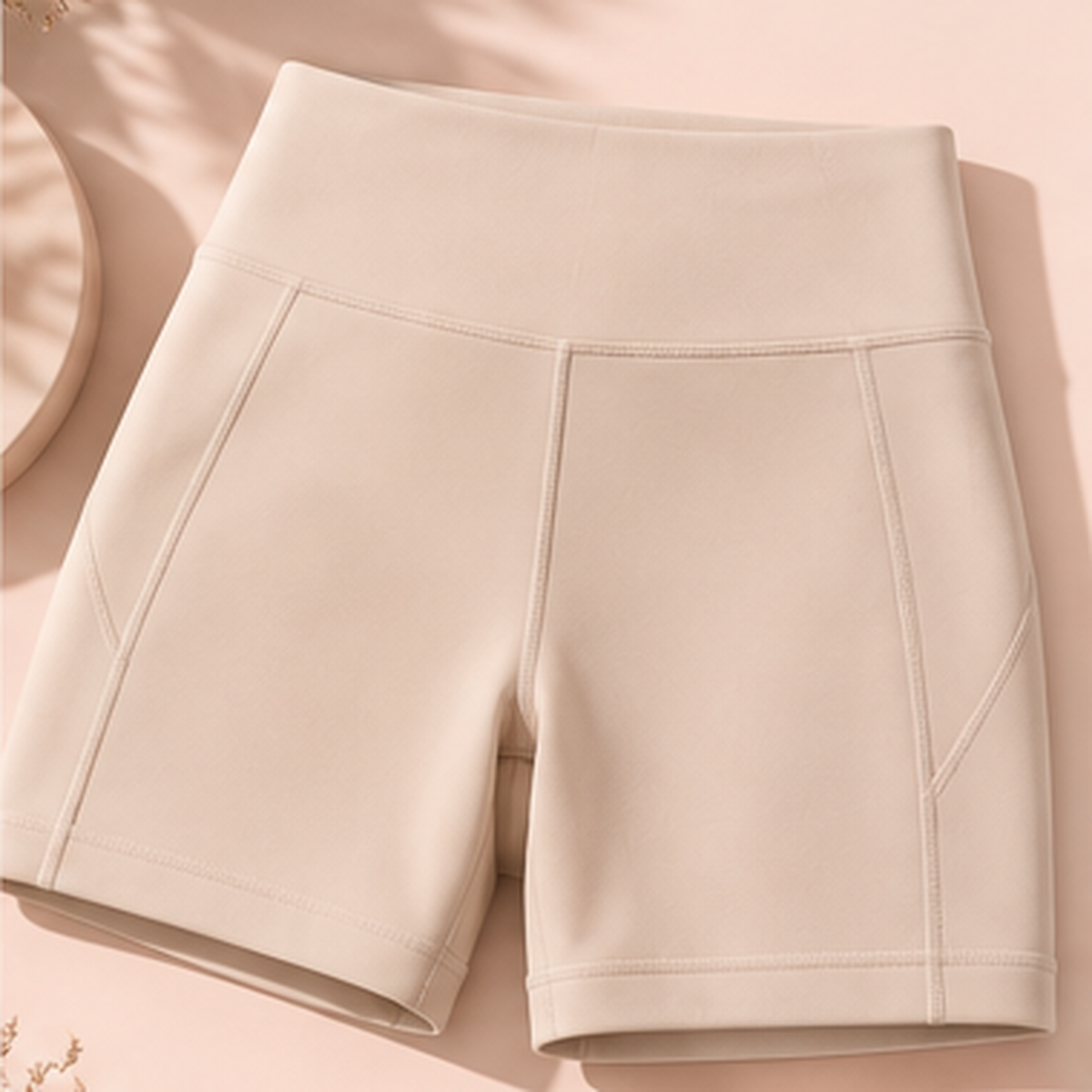Short Deportivo Elevate — Crema